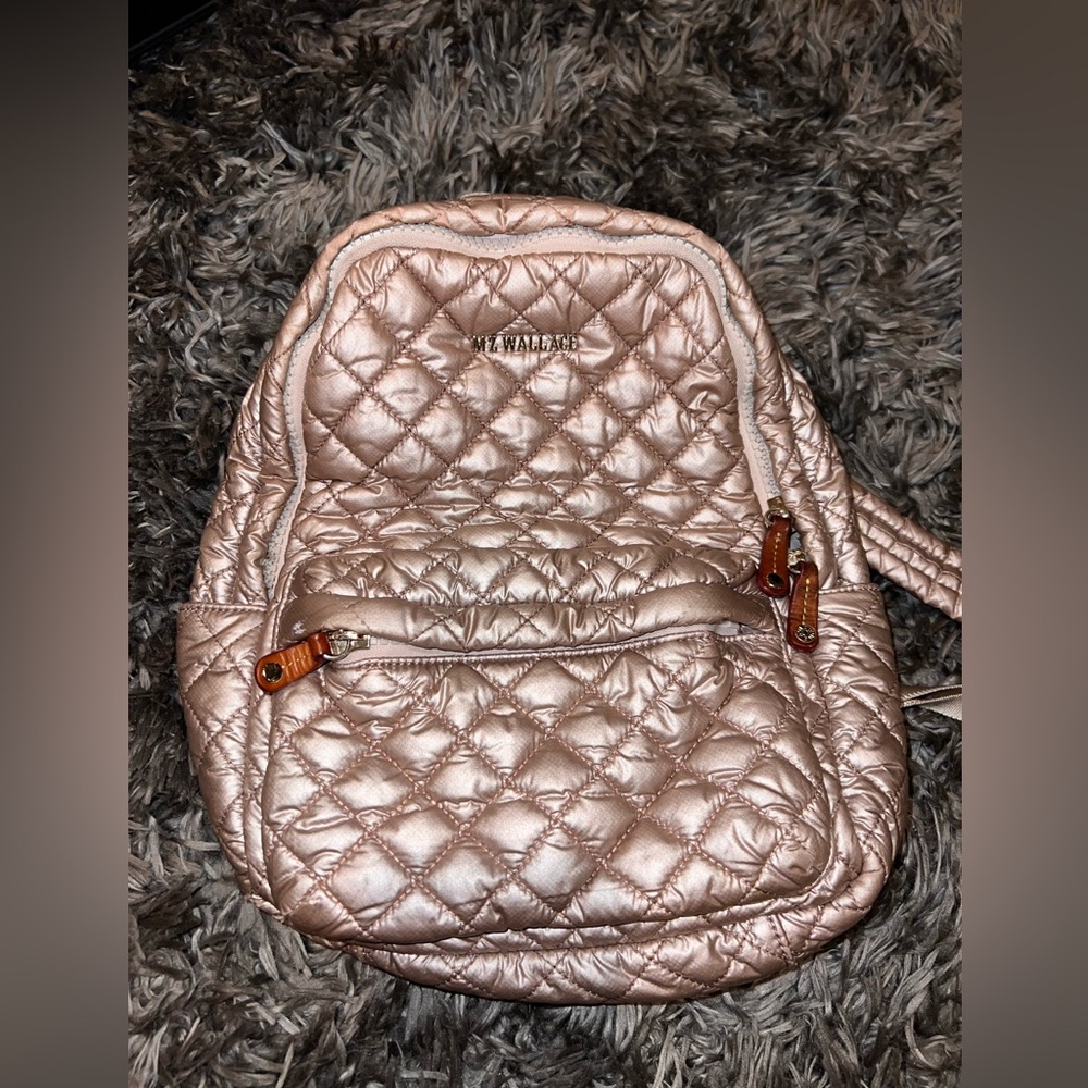MZWALLACE Mini Backpack in Rose Gold